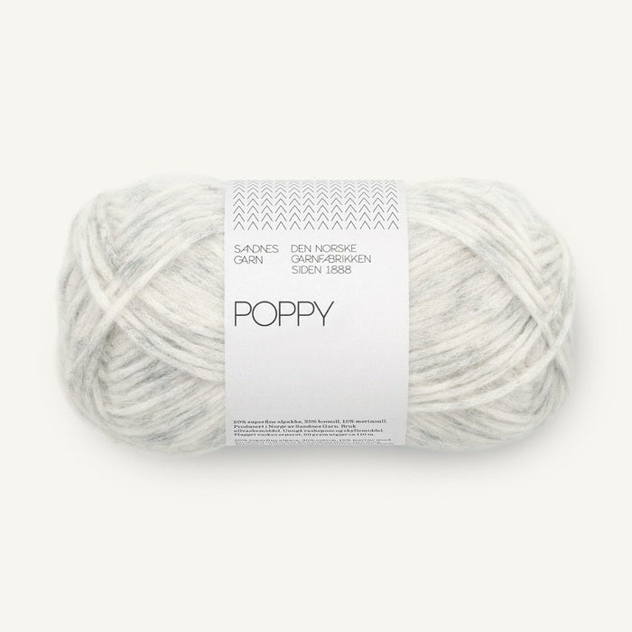 Sandnes Garn Poppy – 1021 Ash Melange