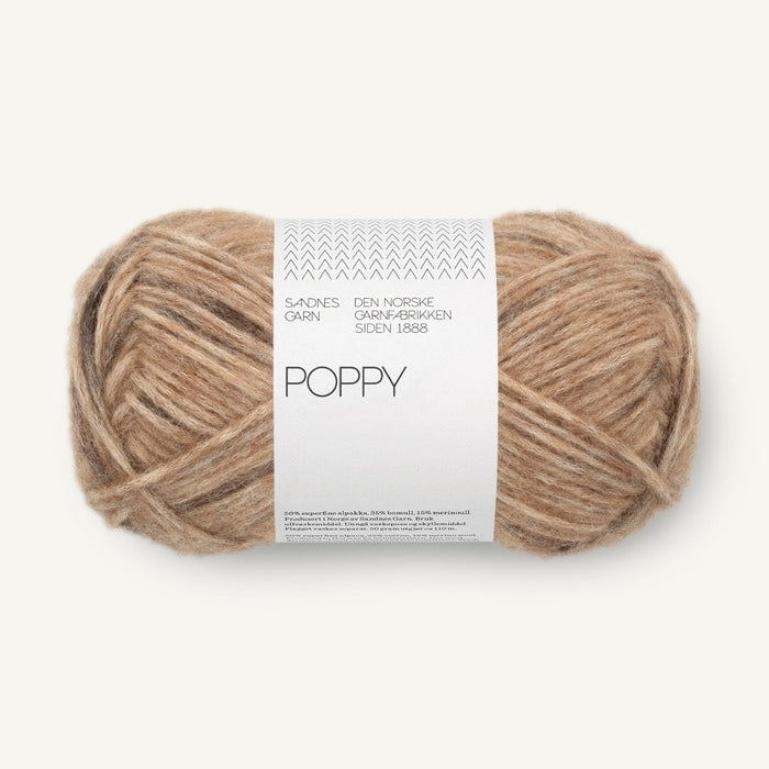 Sandnes Garn Poppy – 3400 Chocolate Chip Cookie