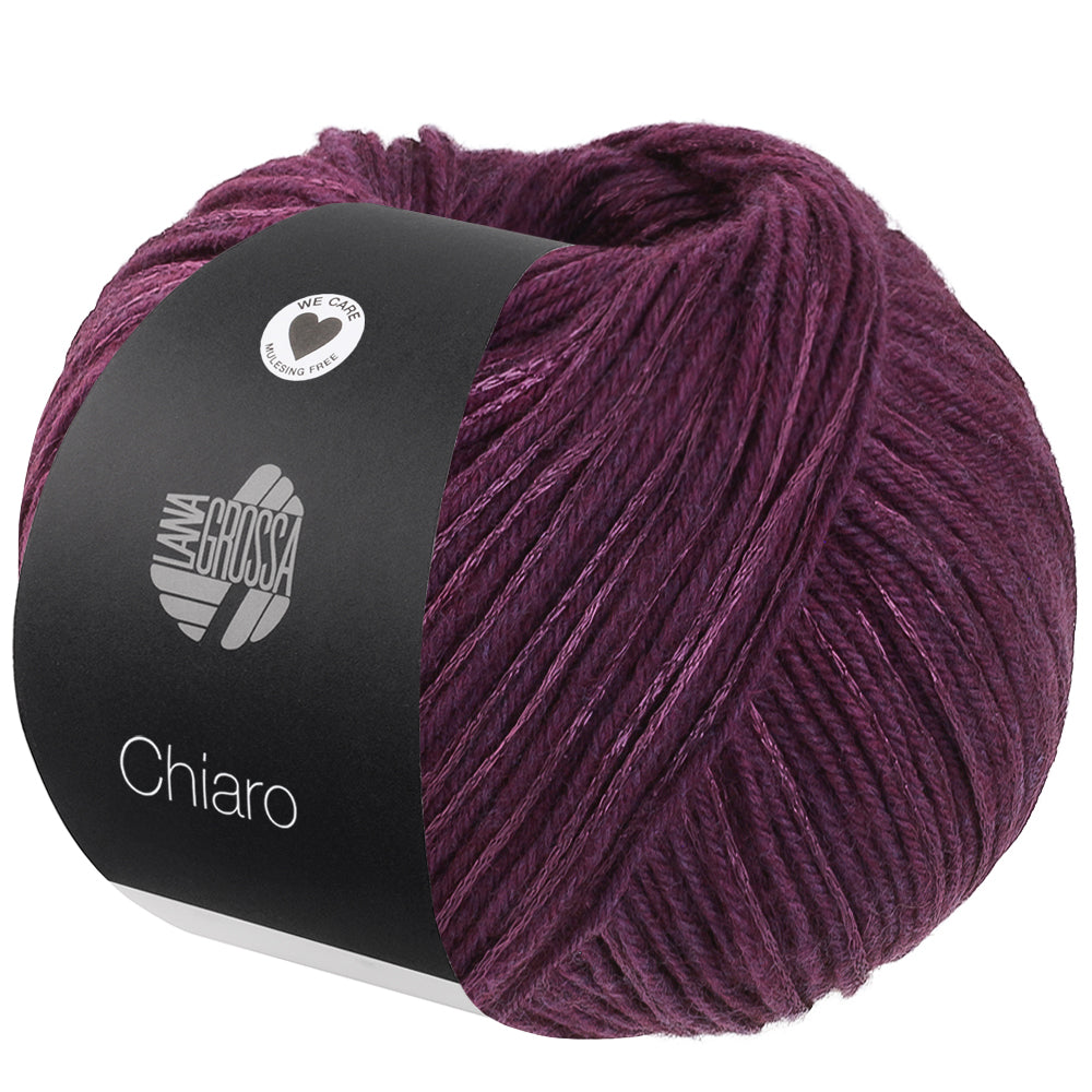 LANA GROSSA CHIARO Farbe 10 Aubergine