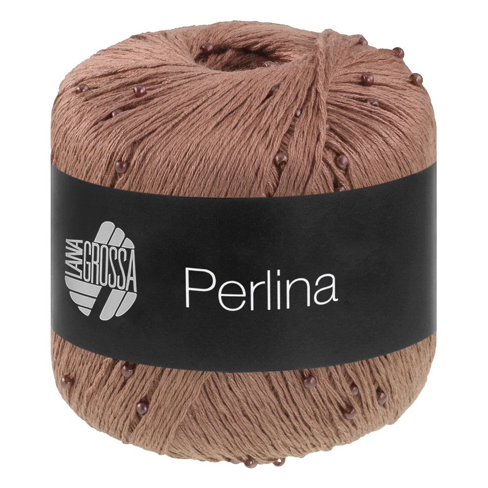 PERLINA von LANA GROSSA – 03-Nougat, Perlengarn 50 g