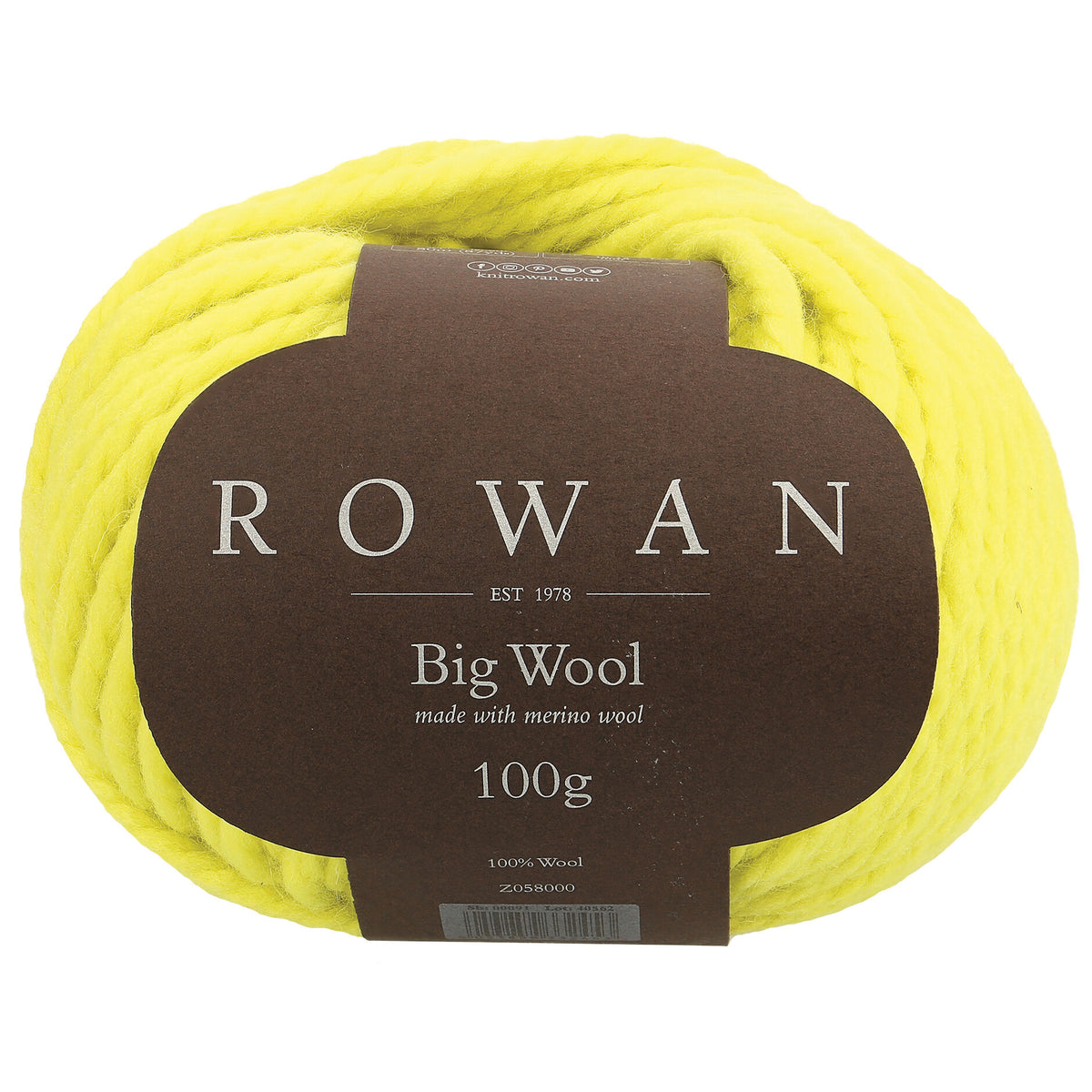 Rowan Big Wool – 91 citron
