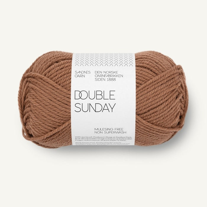 DOUBLE SUNDAY von SANDNES – 3052 pecan brown