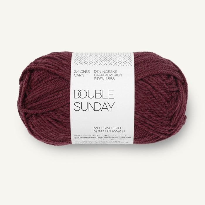 DOUBLE SUNDAY von SANDNES – 4372 deep burgundy