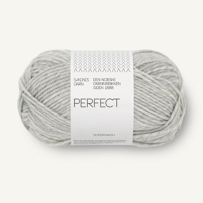 PERFECT von SANDNES – 1032 light grey mottled