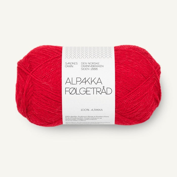 ALPAKKA FØLGETRÅD von SANDNES – 4219 true red