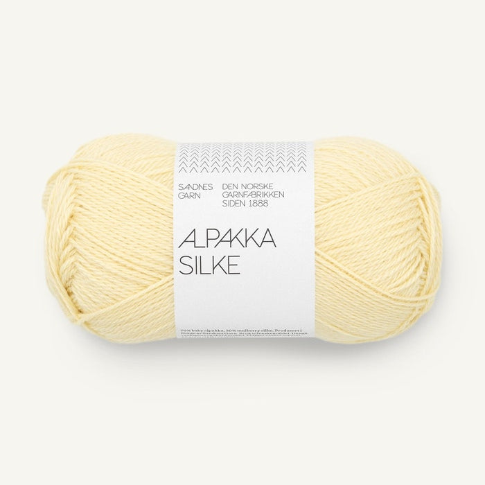 ALPAKKA SILKE von SANDNES – 2112 light yellow