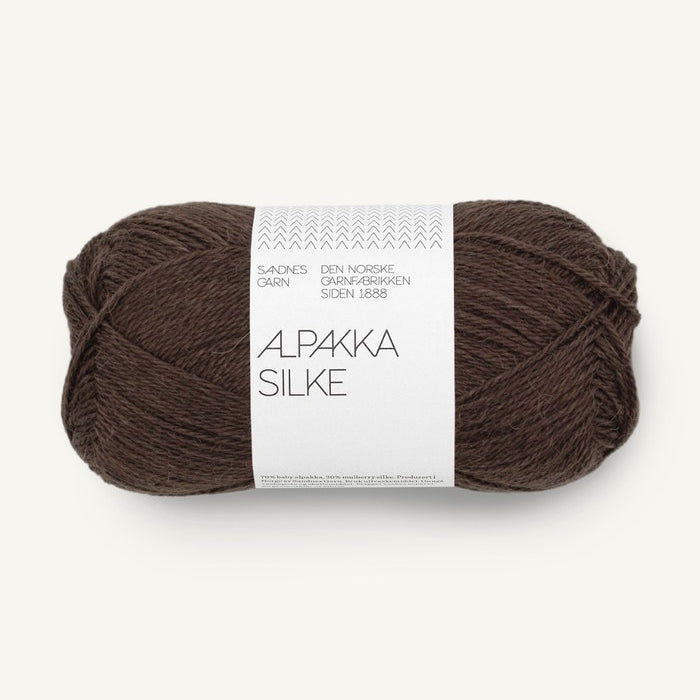 ALPAKKA SILKE von SANDNES – 3591 chocolate plum