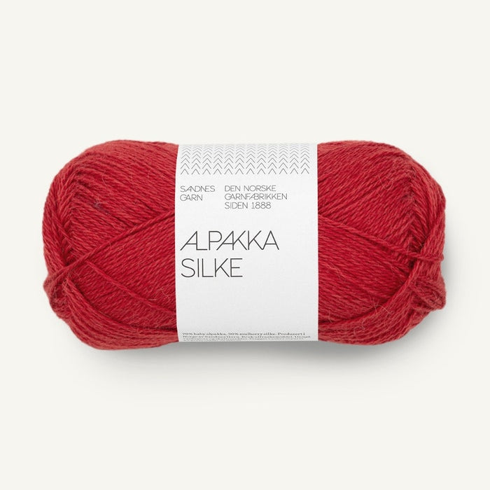 ALPAKKA SILKE von SANDNES – 4135 heritage red