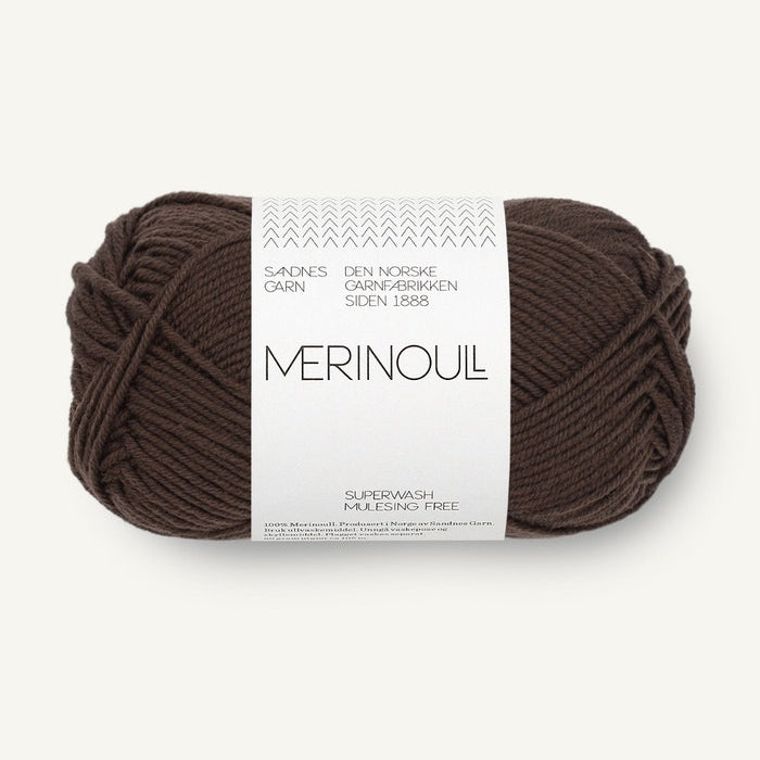 MERINOULL von SANDNES – 3081 dark brown