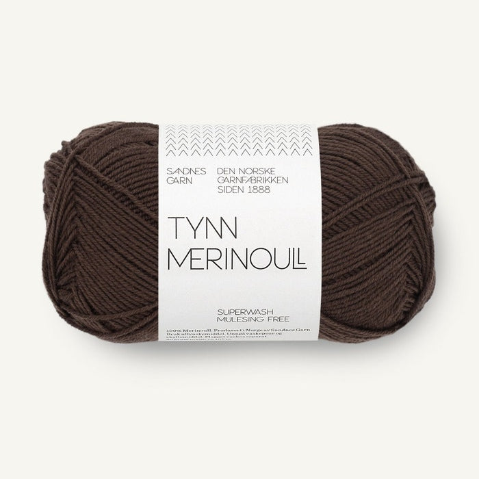 TYNN MERINOULL von SANDNES – 3081 dark brown
