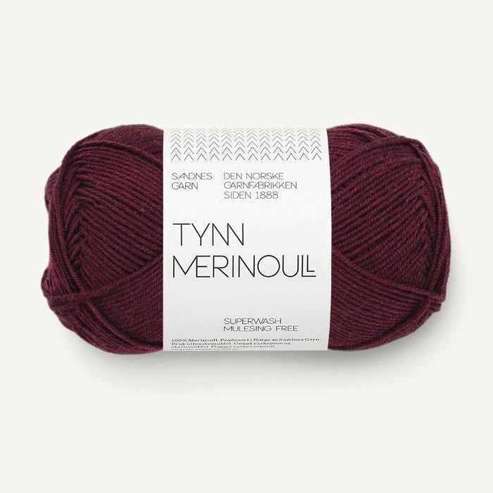 TYNN MERINOULL von SANDNES – 4372 deep burgundy