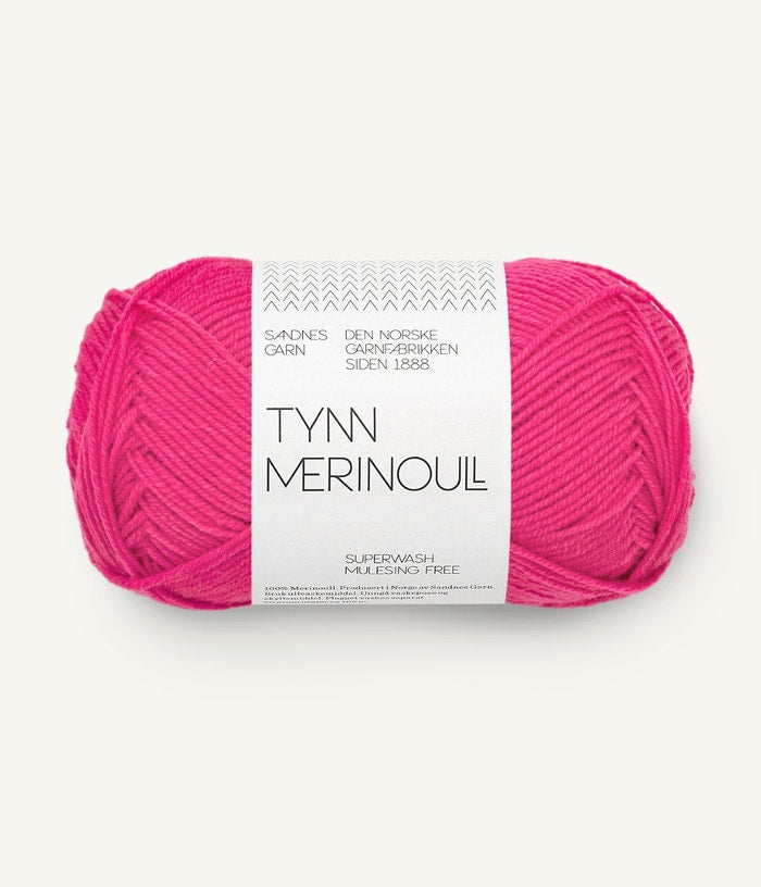 TYNN MERINOULL von SANDNES – 4518 hot pink