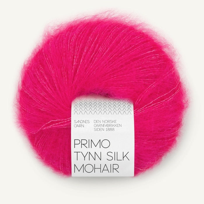 PRIMO TYNN SILK MOHAIR von SANDNES – 4518 hot pink