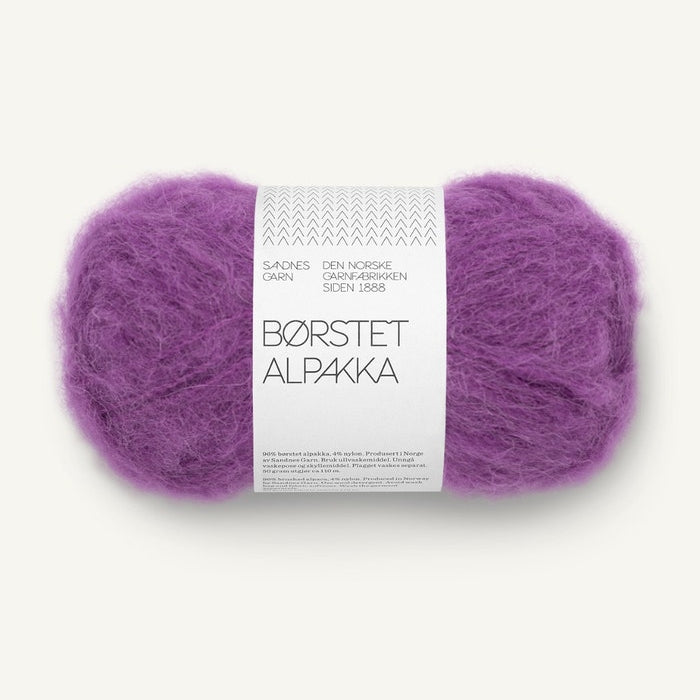 BØRSTET ALPAKKA von SANDNES – 5045 plum