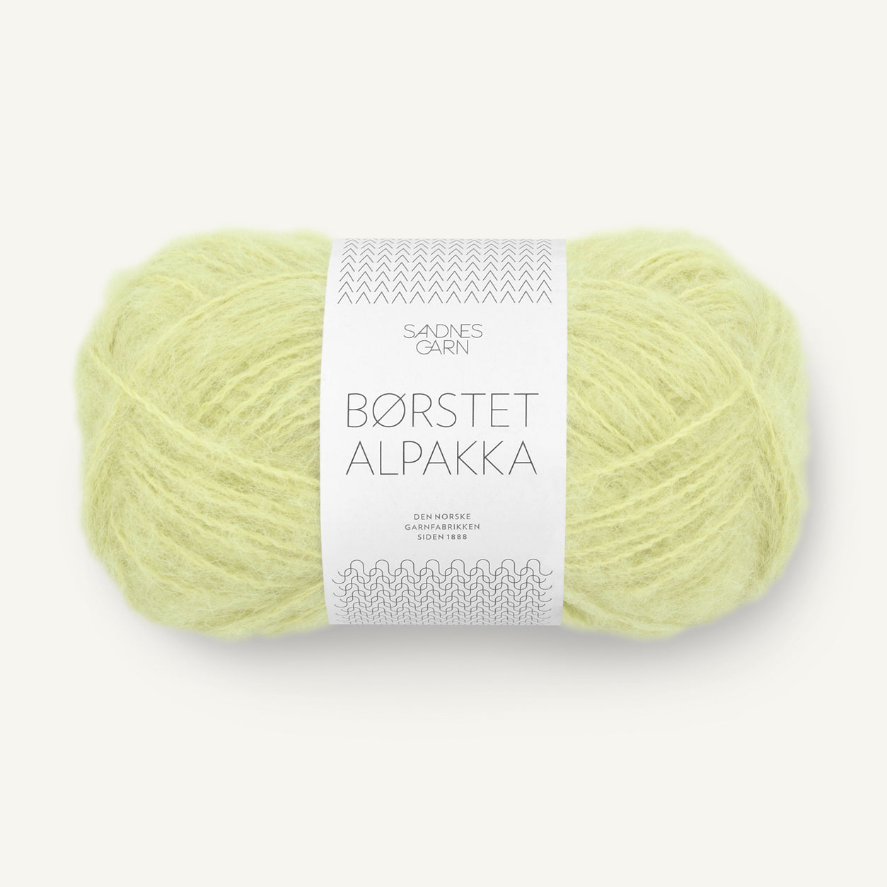 BØRSTET ALPAKKA von SANDNES – 9523 lime punch