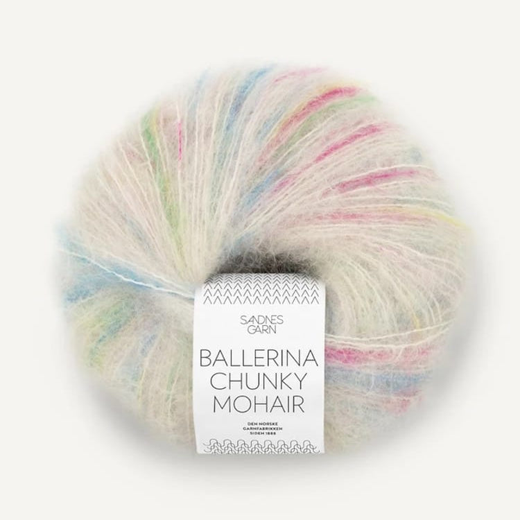 SANDNES BALLERINA CHUNKY MOHAIR 1010 tutti frutti print