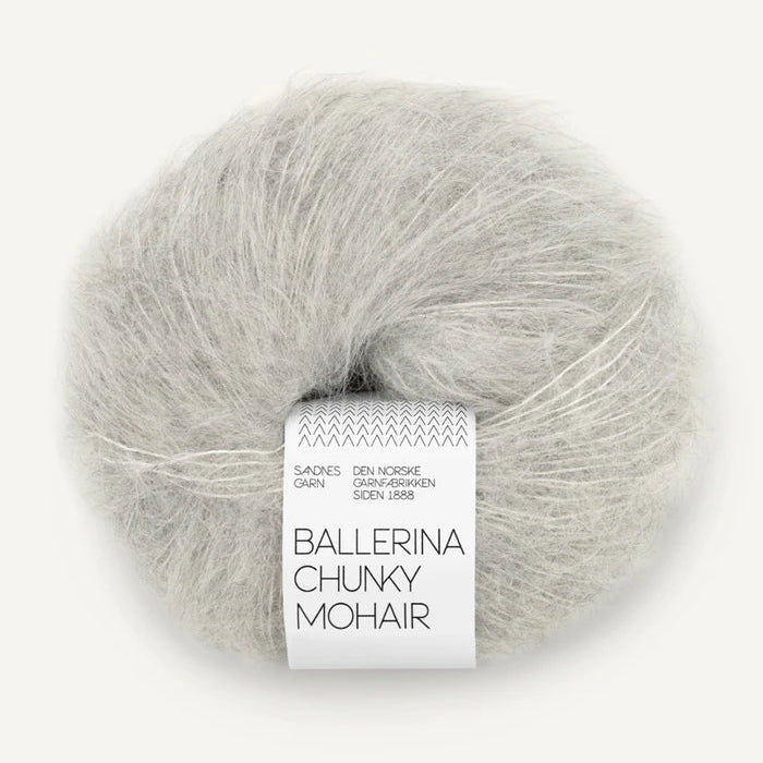 SANDNES BALLERINA CHUNKY MOHAIR 1022 light grey melange