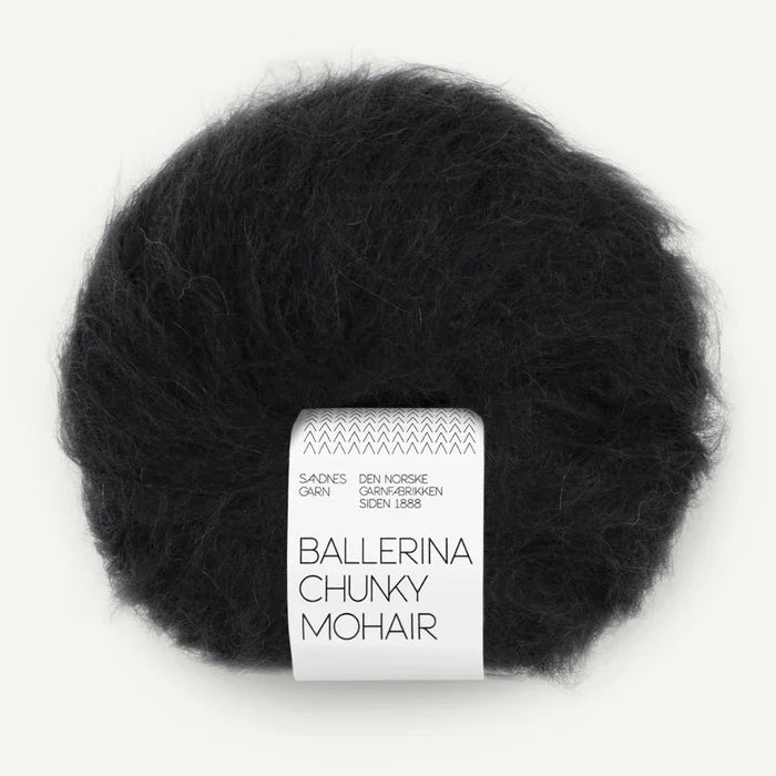 SANDNES BALLERINA CHUNKY MOHAIR 1099 black