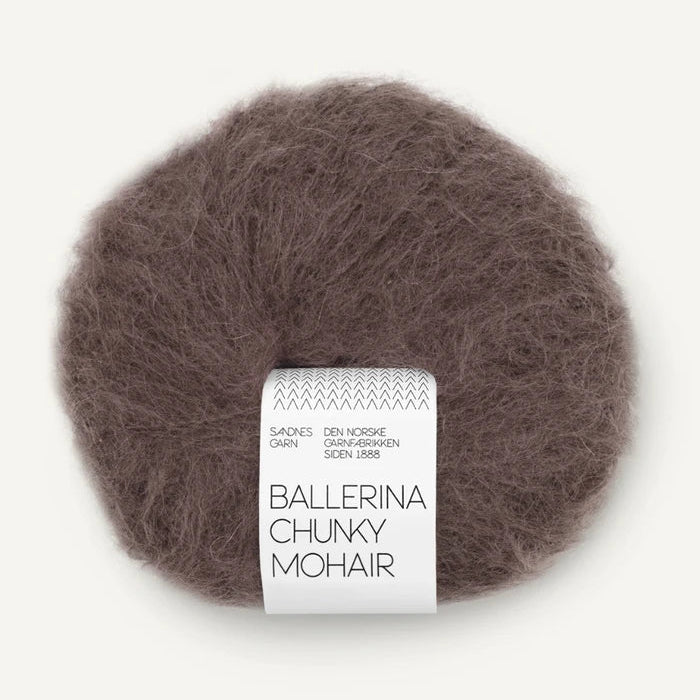 SANDNES BALLERINA CHUNKY MOHAIR 3880 dark chocolate