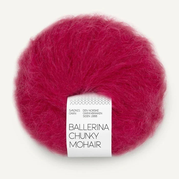 SANDNES BALLERINA CHUNKY MOHAIR 4255 rumba red