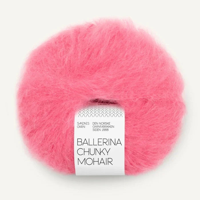 SANDNES BALLERINA CHUNKY MOHAIR 4315 bubblegum pink