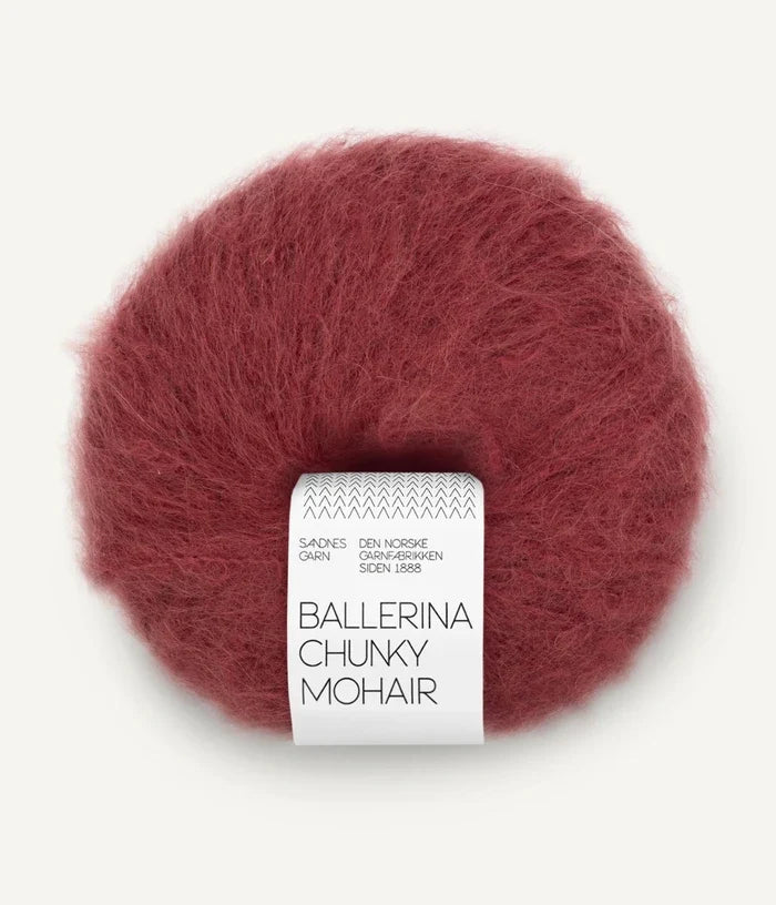 SANDNES BALLERINA CHUNKY MOHAIR 4353 rustic rose