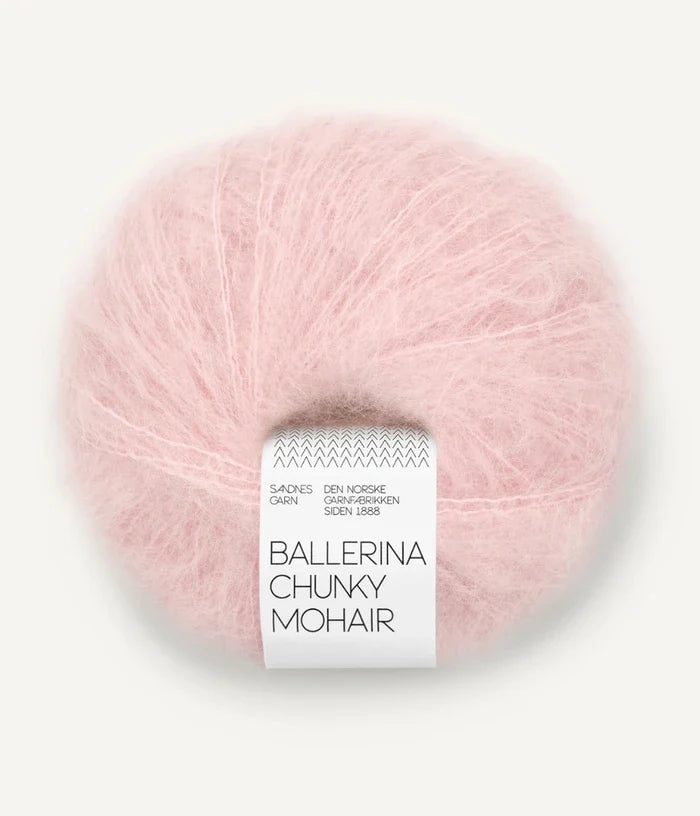 SANDNES BALLERINA CHUNKY MOHAIR 4511 ballet rose