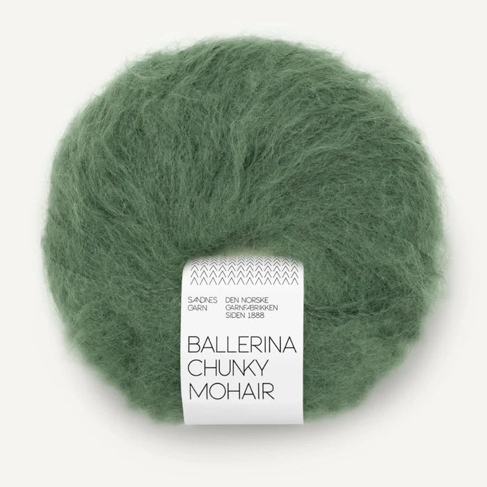 SANDNES BALLERINA CHUNKY MOHAIR 8073 elm green
