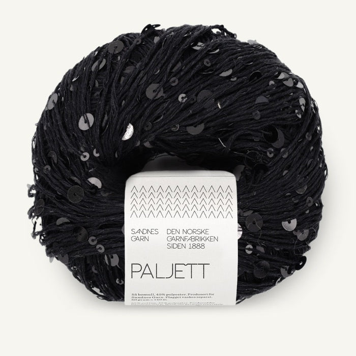 Sandnes Garn Paljett 1090 Black Tie Twinkle