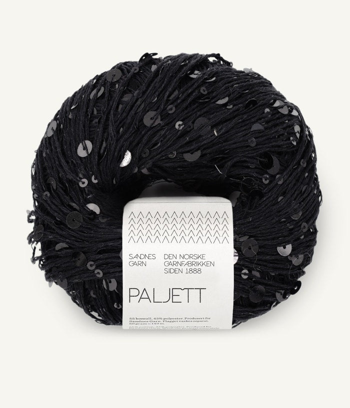 Sandnes Garn Paljett 1090 Black Tie Twinkle