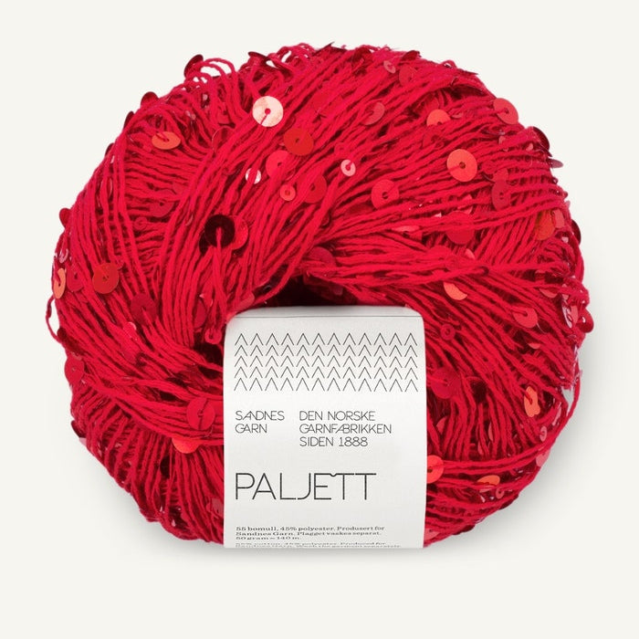 Sandnes Garn Paljett 4290 Red Carpet Ready