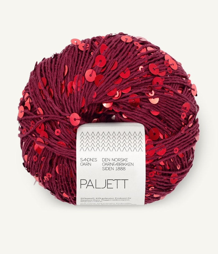 Sandnes Garn Paljett 4370 Berry Glow