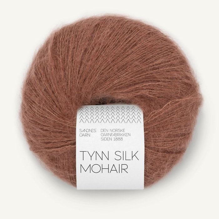 TYNN SILK MOHAIR von SANDNES – 3052 pecan brown