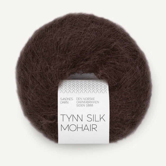 TYNN SILK MOHAIR von SANDNES – 3591 chocolate plum