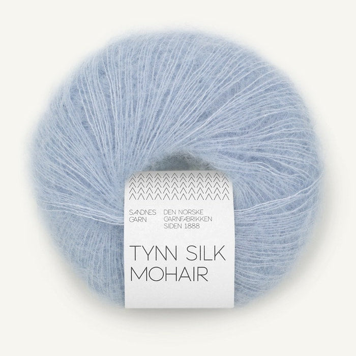 TYNN SILK MOHAIR von SANDNES – 5812 brunnera blue