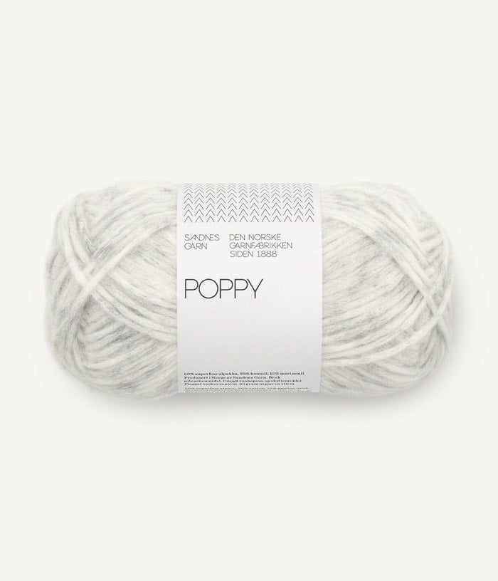 Sandnes Garn Poppy – 1021 Ash Melange