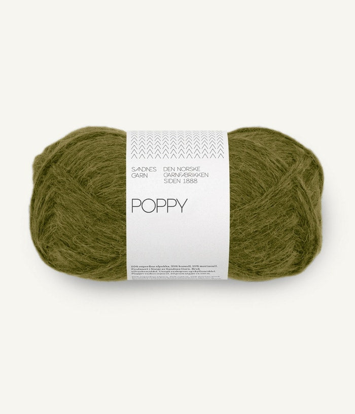 Sandnes Garn Poppy – 9563 Moss Green