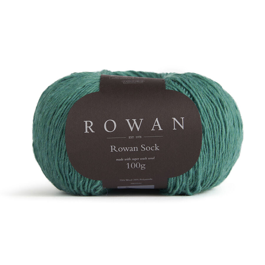 Rowan Sock – 9 emerald