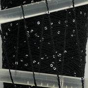 Black Paillettengarn 200gr. Baumwolle Polyester Nadelstärke 2,0 - 3,0