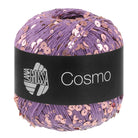COSMO von LANA GROSSA – Farbe 27 Blauviolett, 100-g-Knäuel mit Pailletten