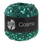 COSMO von LANA GROSSA – Farbe 31 Opalgrün, 100-g-Knäuel mit Pailletten
