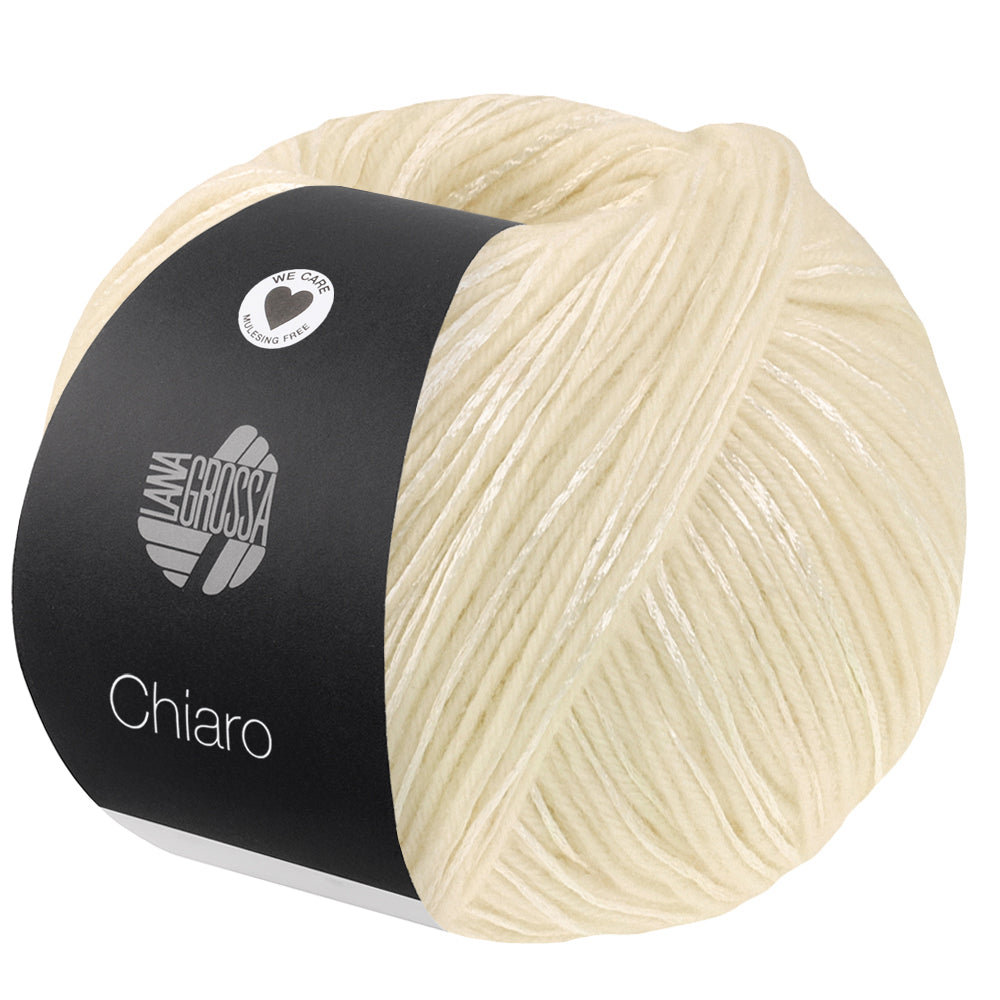 LANA GROSSA CHIARO Farbe 01 Rohweiß