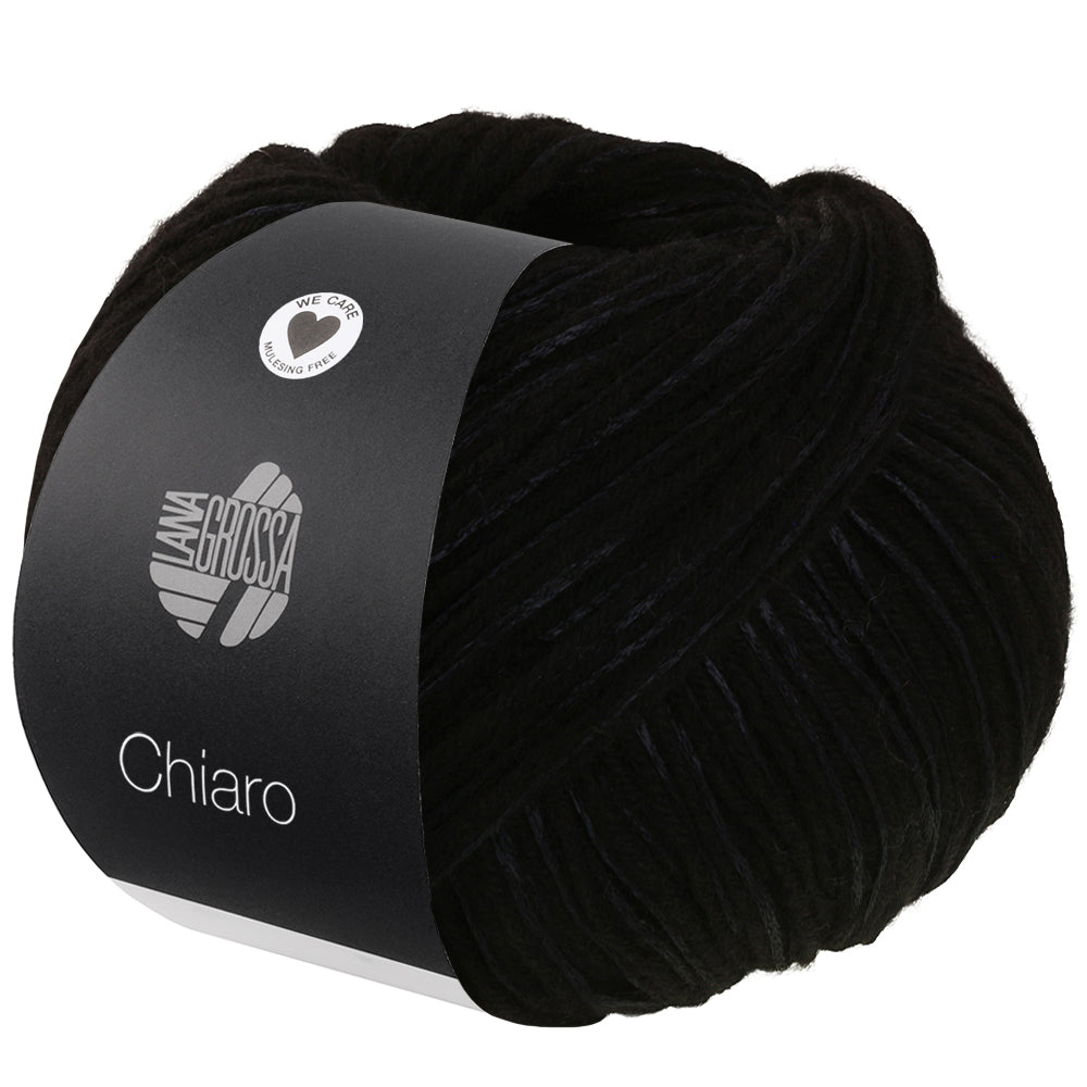LANA GROSSA CHIARO Farbe 05 Schwarz