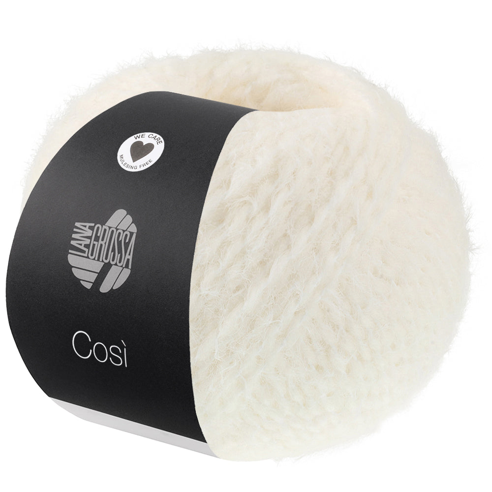 LANA GROSSA COSÌ Farbe 01 Weiß
