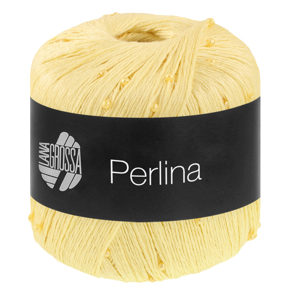 PERLINA von LANA GROSSA – 06-Vanille, Perlengarn 50 g