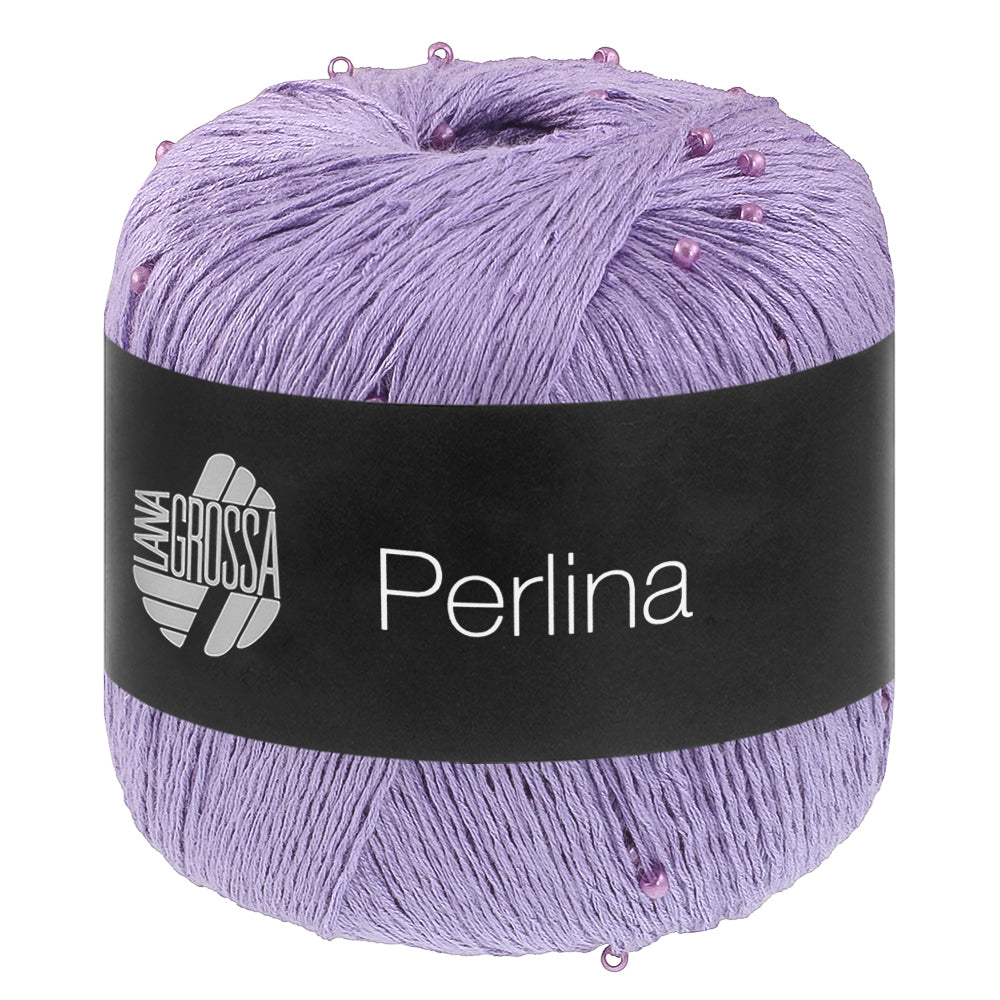 PERLINA von LANA GROSSA – 10-Lila, Perlengarn 50 g
