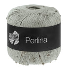 PERLINA von LANA GROSSA – 13-Hellgrau, Perlengarn 50 g
