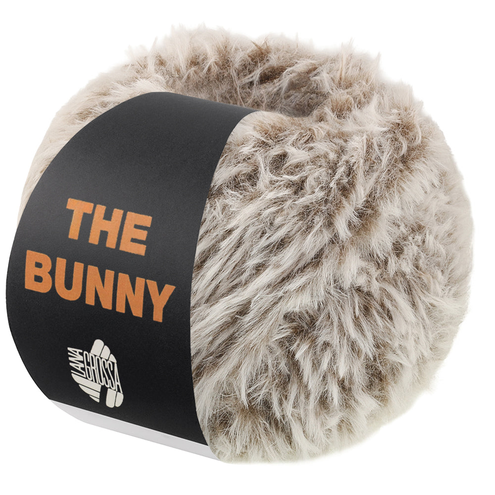 LANA GROSSA THE BUNNY Farbe 10 Rohweiß/Dunkelbraun