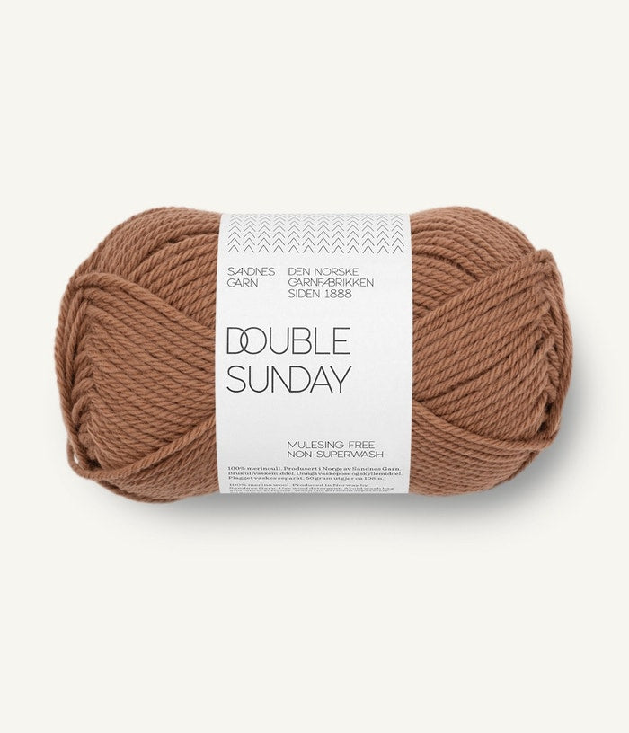 DOUBLE SUNDAY von SANDNES – 3052 pecan brown