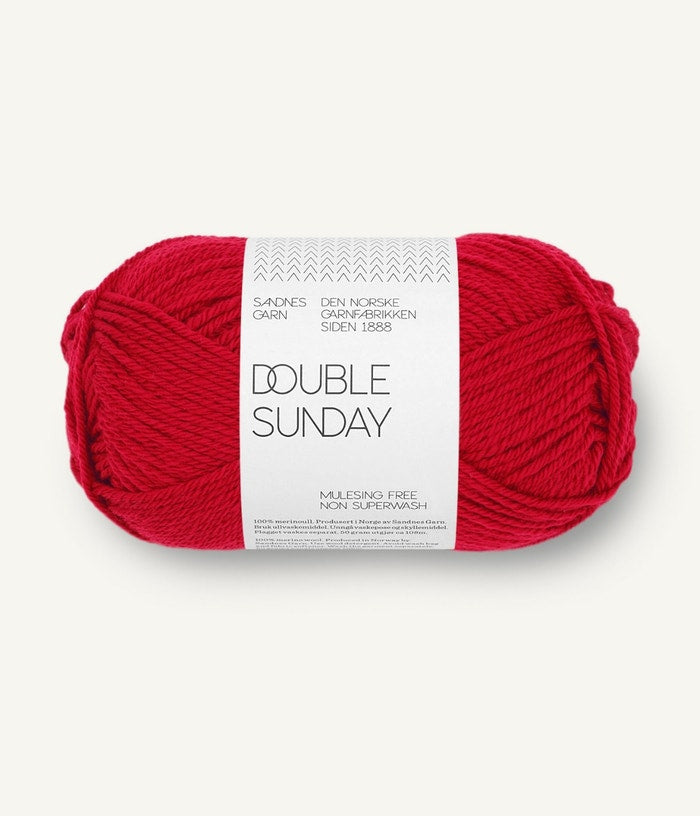 DOUBLE SUNDAY von SANDNES – 4219 true red